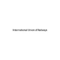International Union Of Railways