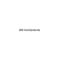 Mm Knit Garments