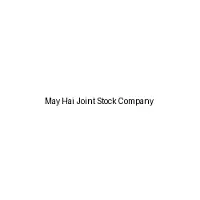 May Hai Joint Stock Company
