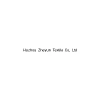 Huzhou Zheyun Textile