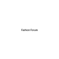 Fashion Forum