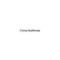 China Healthwise