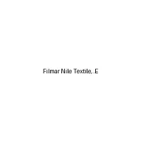 Filmar Nile Textile, .E