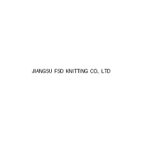 Jiangsu Fsd Knitting