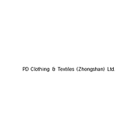 Pd Clothing & Textiles (Zhongshan)
