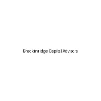 Breckinridge Capital Advisors