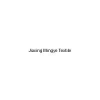 Jiaxing Mingye Textile