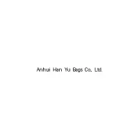 Anhui Han Yu Bags
