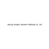 Jiaxing Gonghe Garment Washing