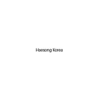 Haesong Korea