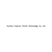 Suzhou Yuanxin Textile Technology