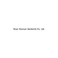 Wuxi Runrun Garments