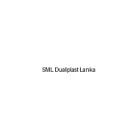 Sml Dualplast Lanka