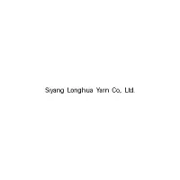 Siyang Longhua Yarn