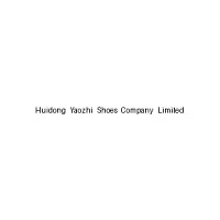 Huidong Yaozhi Shoes