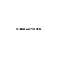 Reliance Weaving Mills