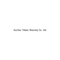 Suzhou Yibaiyi Weaving