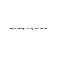 Fujian Benlang Sporting Goods