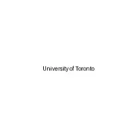 University Of Toronto