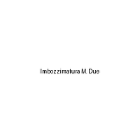 Imbozzimatura M. Due