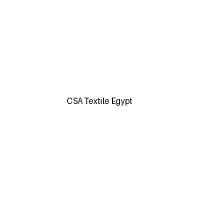 Csa Textile Egypt