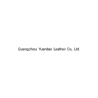 Guangzhou Yuanbao Leather
