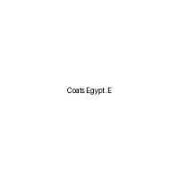 Coats Egypt .E