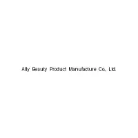 Ally Beauty Product Manufacture