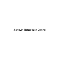 Jiangyin Tianbo Yarn Dyeing