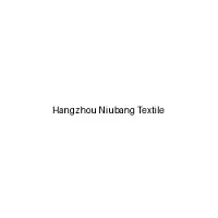 Hangzhou Niubang Textile