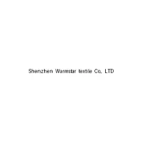 Shenzhen Warmstar Textile