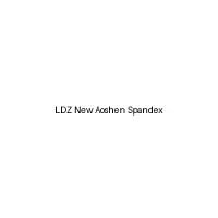 Ldz New Aoshen Spandex