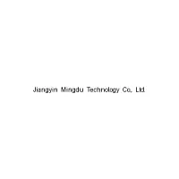 Jiangyin Mingdu Technology