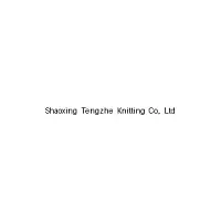 Shaoxing Tengzhe Knitting
