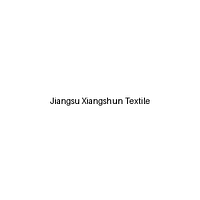Jiangsu Xiangshun Textile