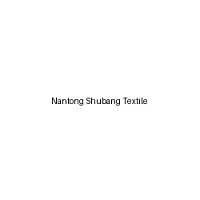 Nantong Shubang Textile