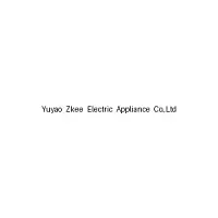Yuyao Zkee Electric Appliance