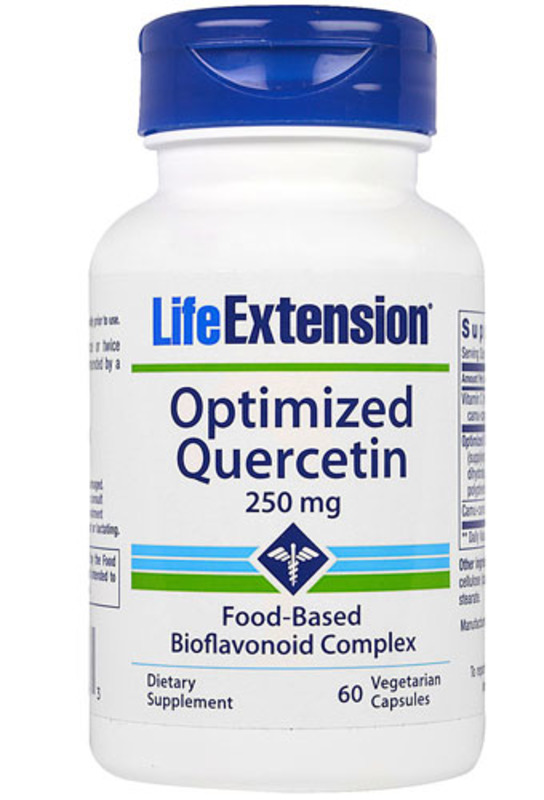 The Life Extension Optimized Quercetin -- 250 mg - 60 Vegetarian Capsules product image