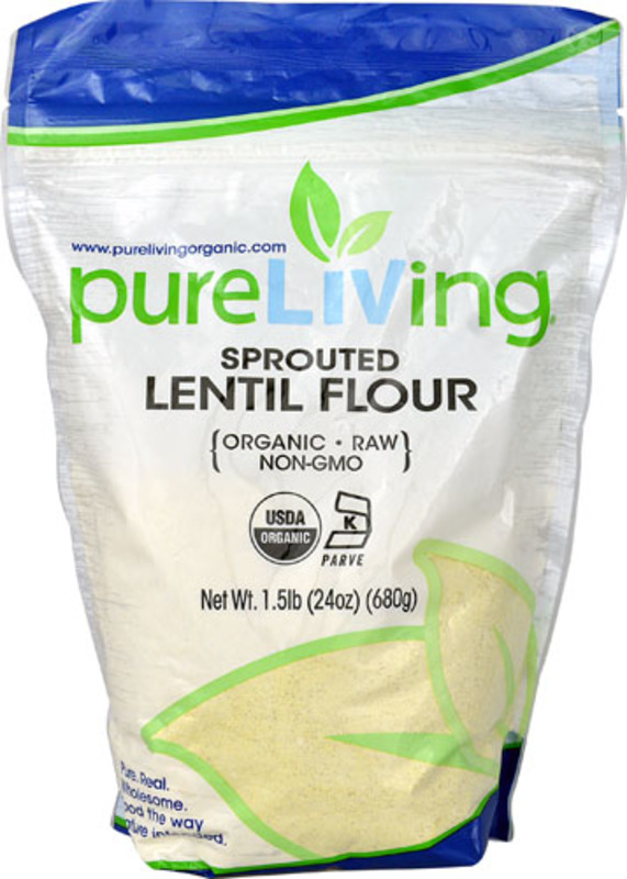 The Pure Living Sprouted Lentil Flour -- 1.5 lb product image