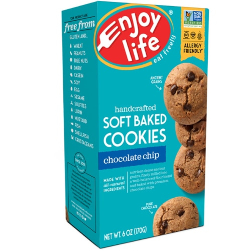 The Enjoy Life Soft Baked Cookies Gluten Free Chocolate Chip -- 6 oz product image