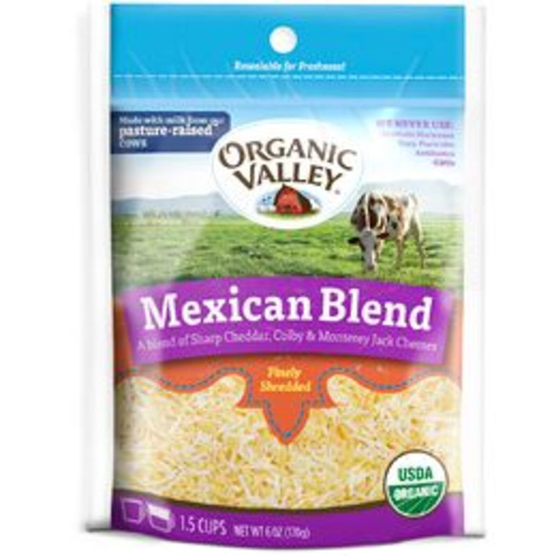 The Organic Valley Mexican Blend Shredded Cheese product image