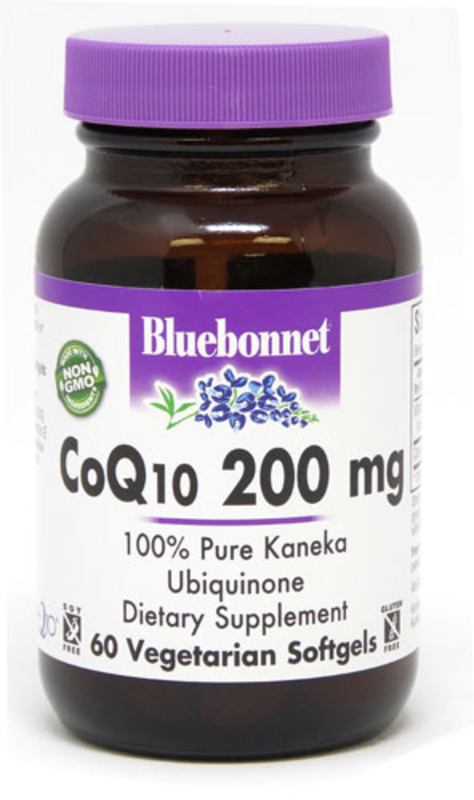 The Bluebonnet Nutrition CoQ10 -- 200 mg - 60 Vegetarian Softgels product image