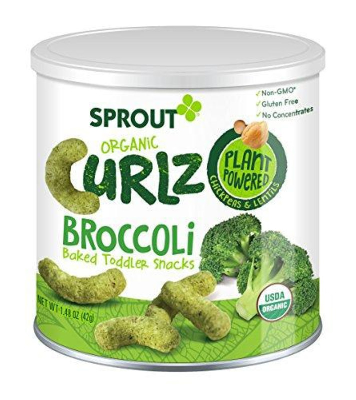 The Sprout Organic Baby Food Curlz Baked Broccoli -- 1.48 oz product image