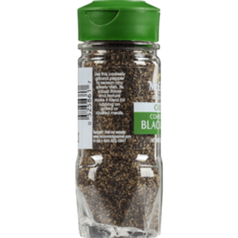 The McCormick Gourmet Organic Coarse Grind Black Pepper, 1.62 oz product image