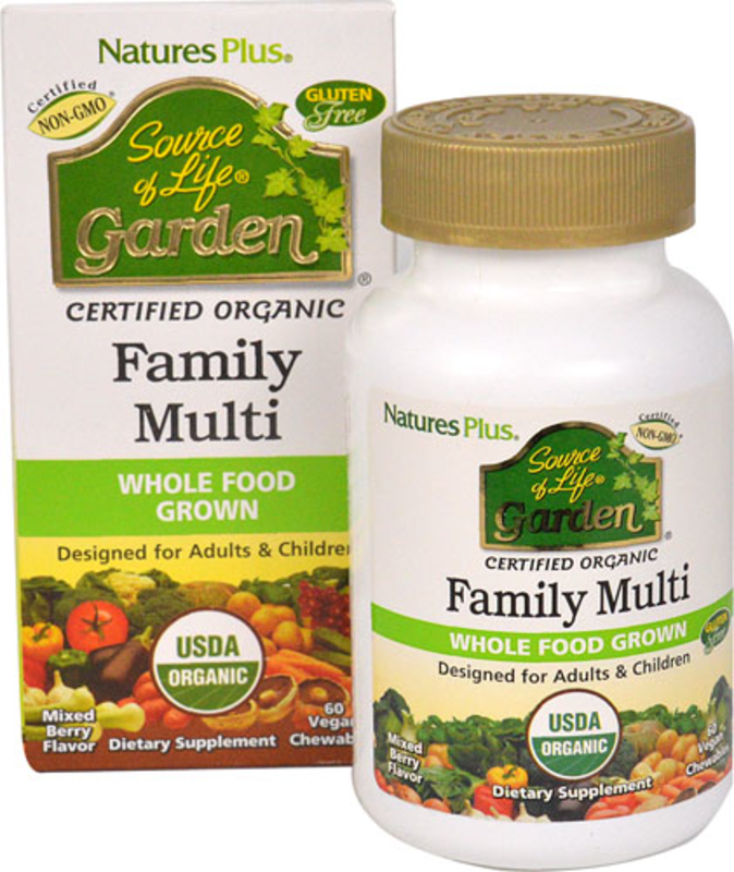 The Nature's Plus Source of Life® Garden Family Multi Mixed Berry -- 60 Vegan Chewables product image