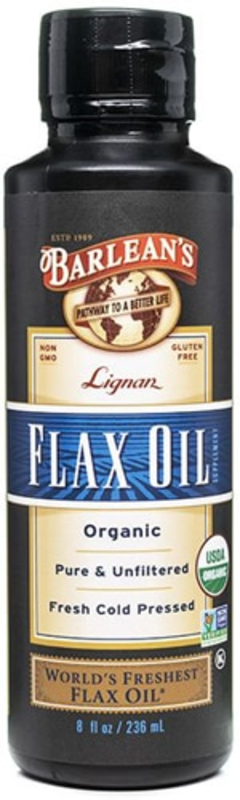 The Barlean's Organic Lignan Flax Oil -- 8 fl oz product image