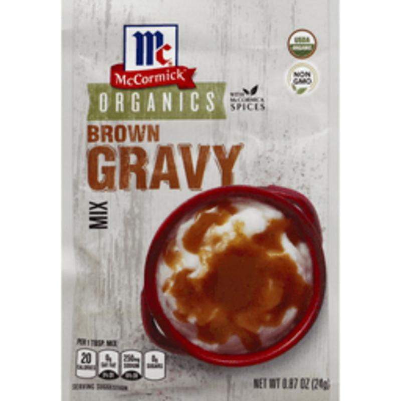 The McCormick Organics Gravy Mix, Brown product image