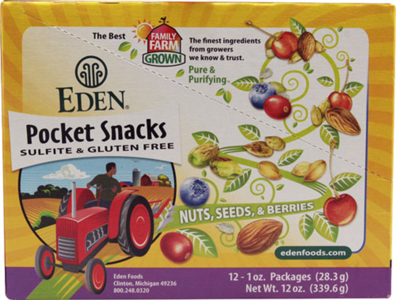 The Eden Foods Wild Berry Mix Pocket Snacks -- 12 Packages product image