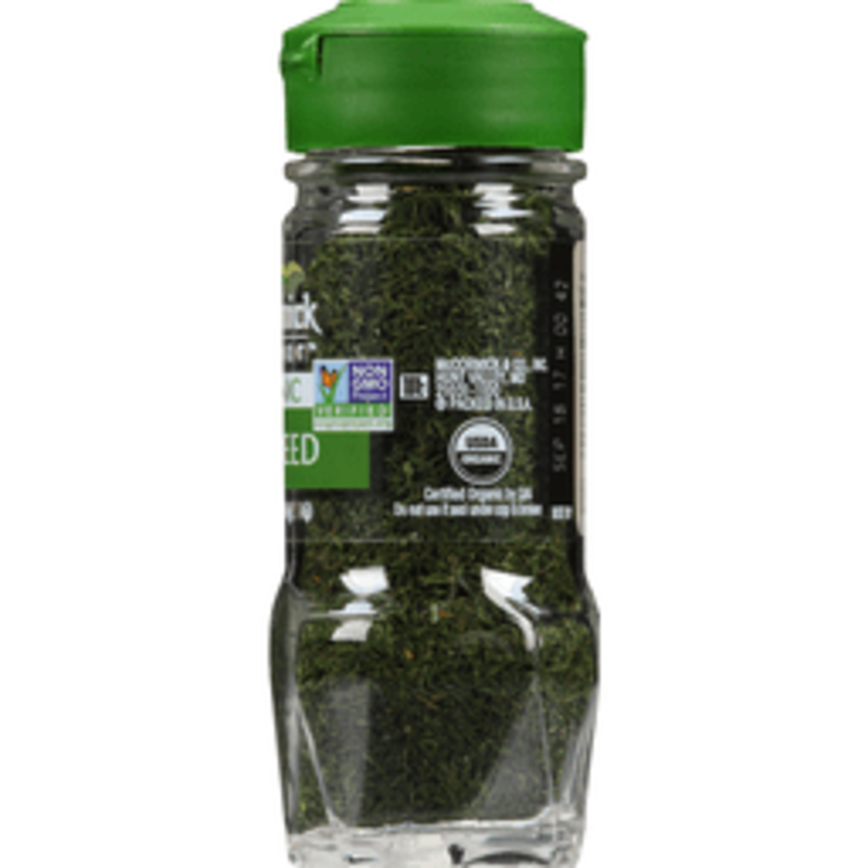 The McCormick Gourmet Organic Dill Weed, 0.5 oz product image