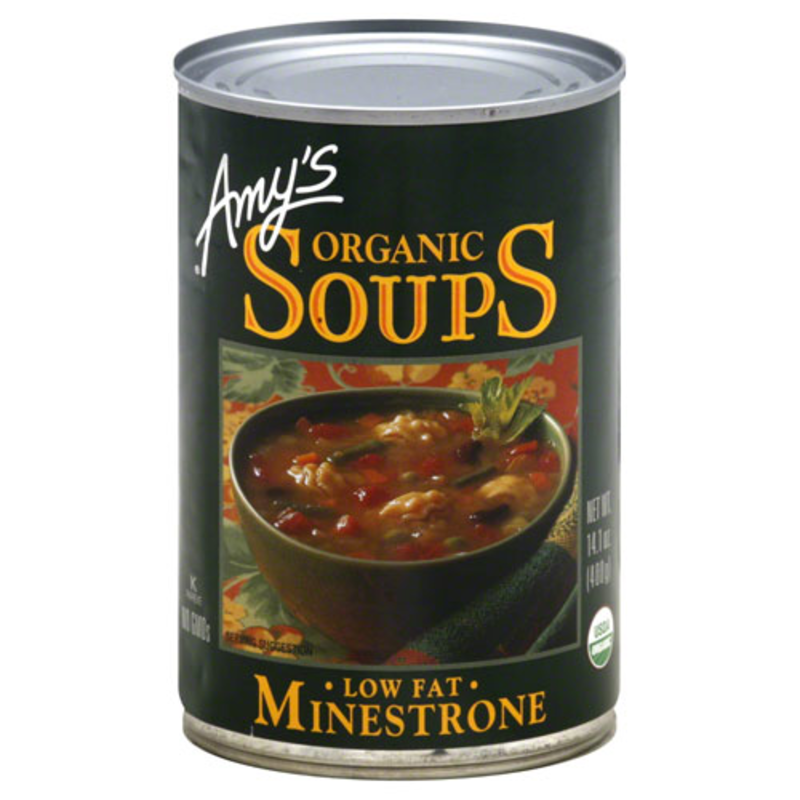 The Amy's Organic Soup Low Fat Minestrone -- 14.1 fl oz product image